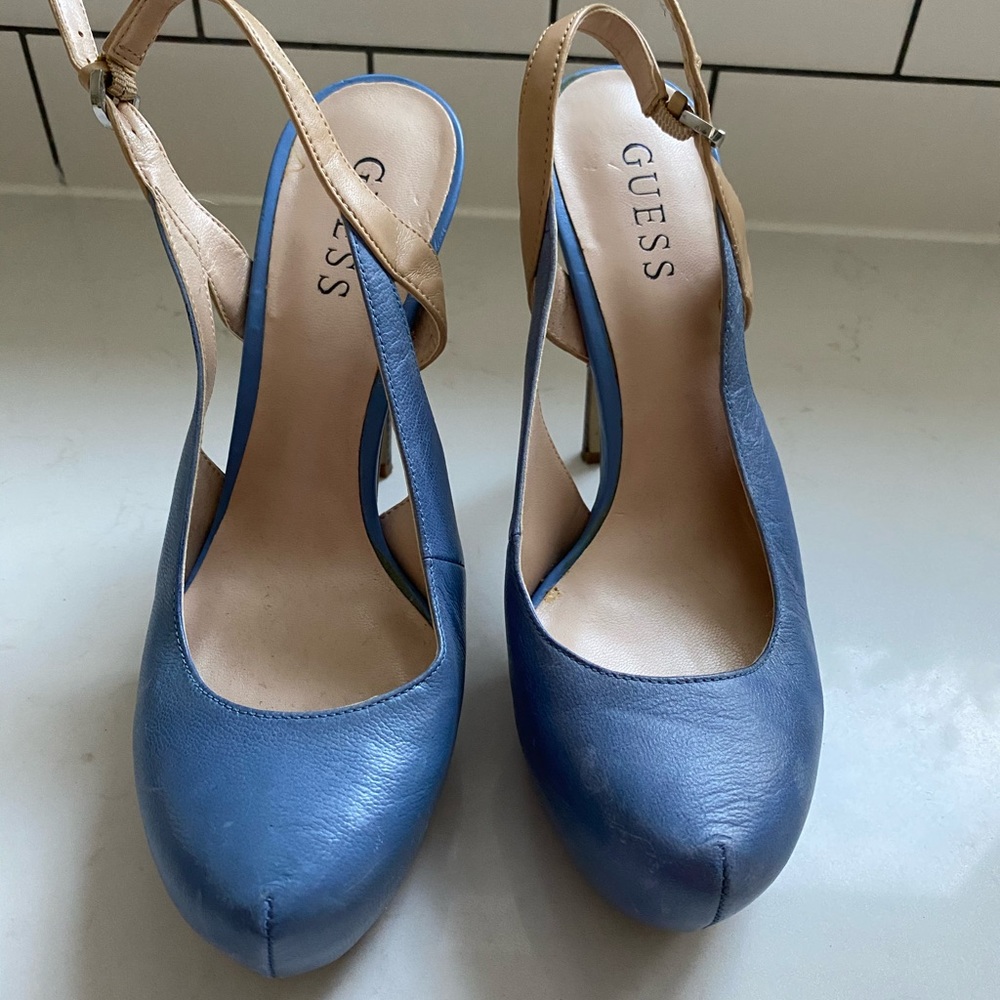 Guess sling back heels